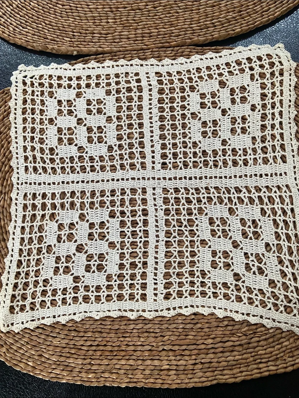 Handcrafted Cream Crochet Doily